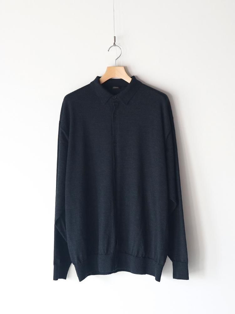 COMOLI カーディガン COMOLI カシミヤ製品染 カーディガン