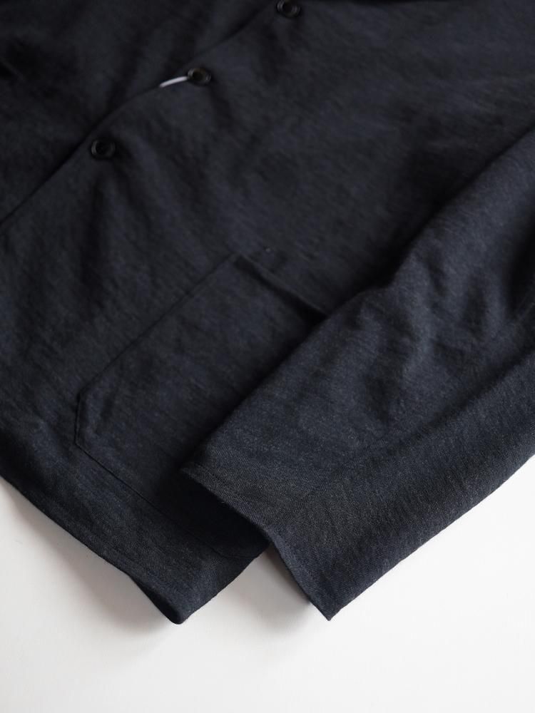 COMOLI / ウールニットジャケット (CHARCOAL) - TROUPE ONLINE SHOP
