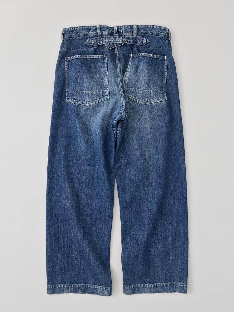 NICENESS / I.MARR - エイジングエフェクトデニムトラウザー (INDIGO