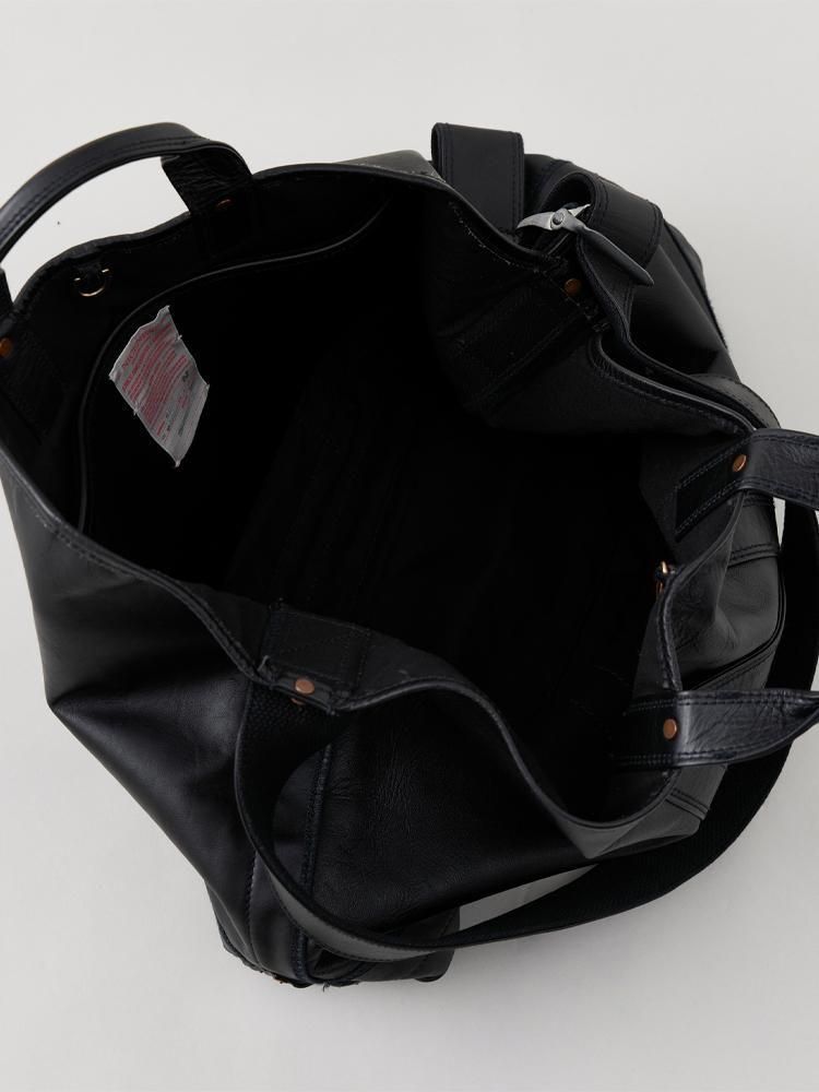 NICENESS / H.LEDZ - ホースレザーショルダートートバッグ (BLACK