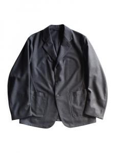 HEUGN / "HENRRI" WOOL FLANNEL JACKET (GRAY)
