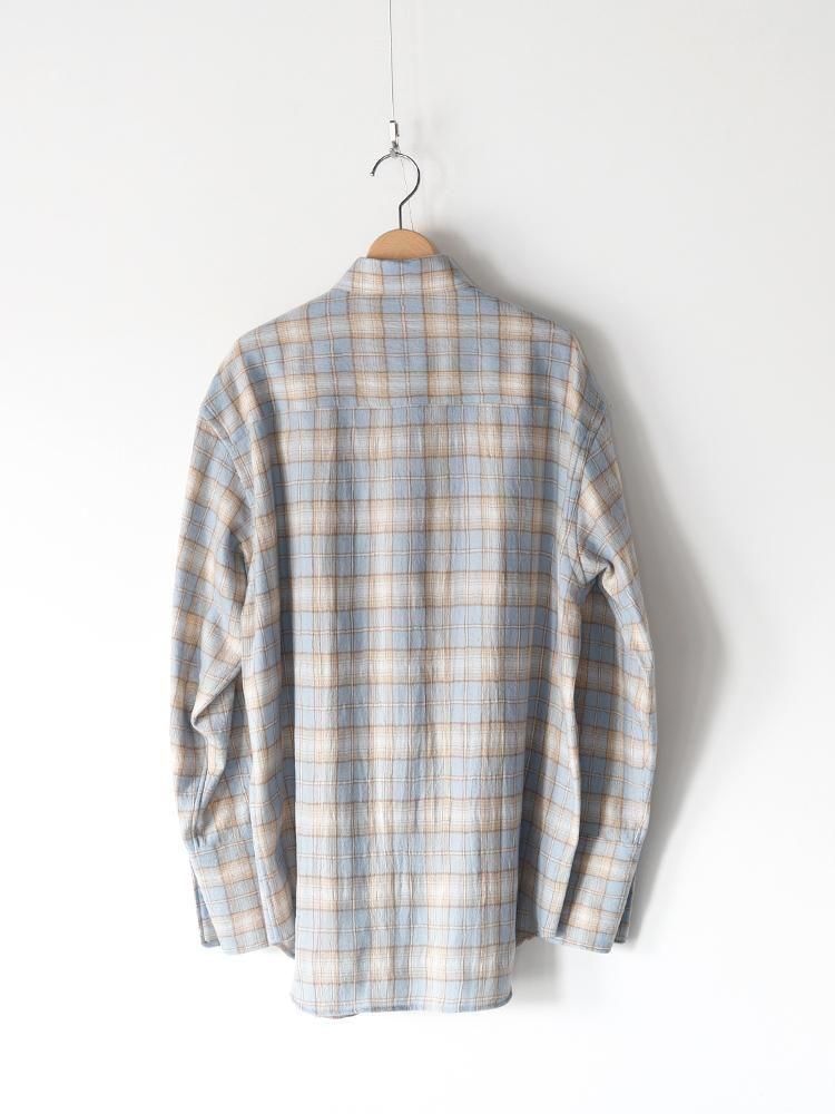 AURALEE AIRY WOOL CHECK SHIRTサイズ0 S AIRY WOOL CHECK SHIRT - AURALEE Official Website