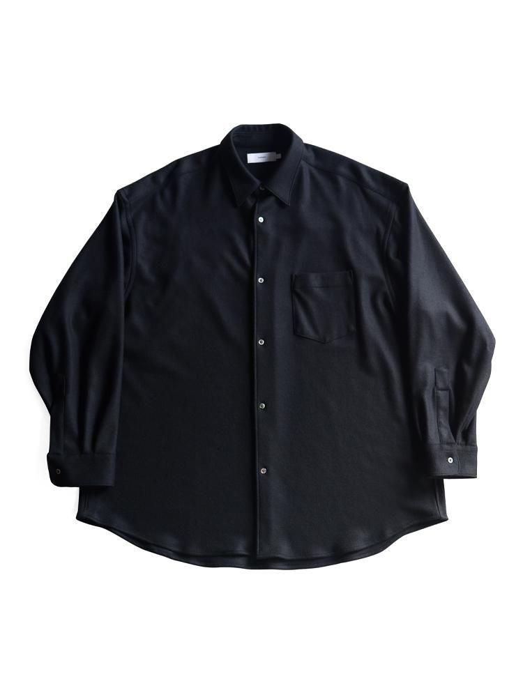 Graphpaper / WOOL SMOOTH FLANNEL OVERSIZED REGULAR COLLAR SHIRT