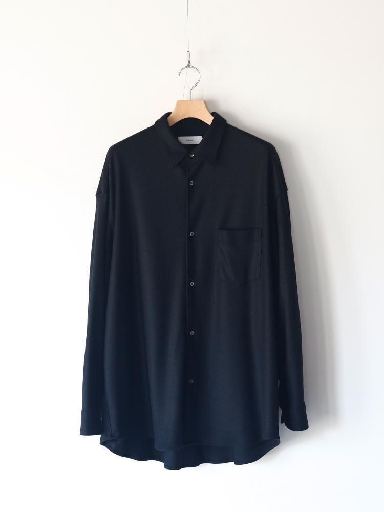 Graphpaper / WOOL SMOOTH FLANNEL OVERSIZED REGULAR COLLAR SHIRT