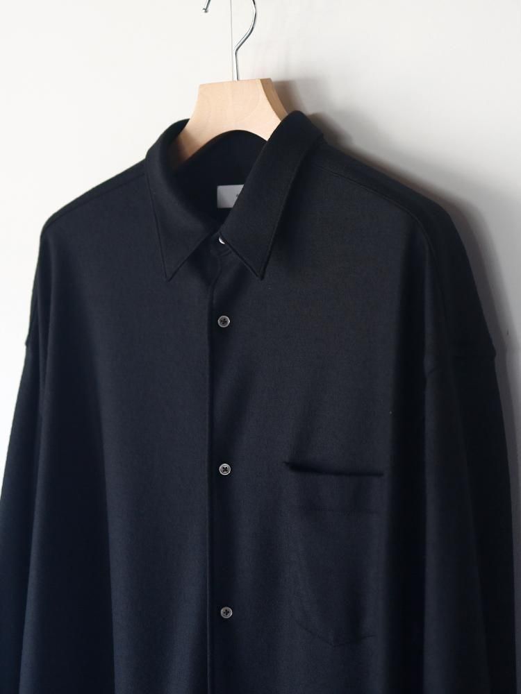 Graphpaper / WOOL SMOOTH FLANNEL OVERSIZED REGULAR COLLAR SHIRT