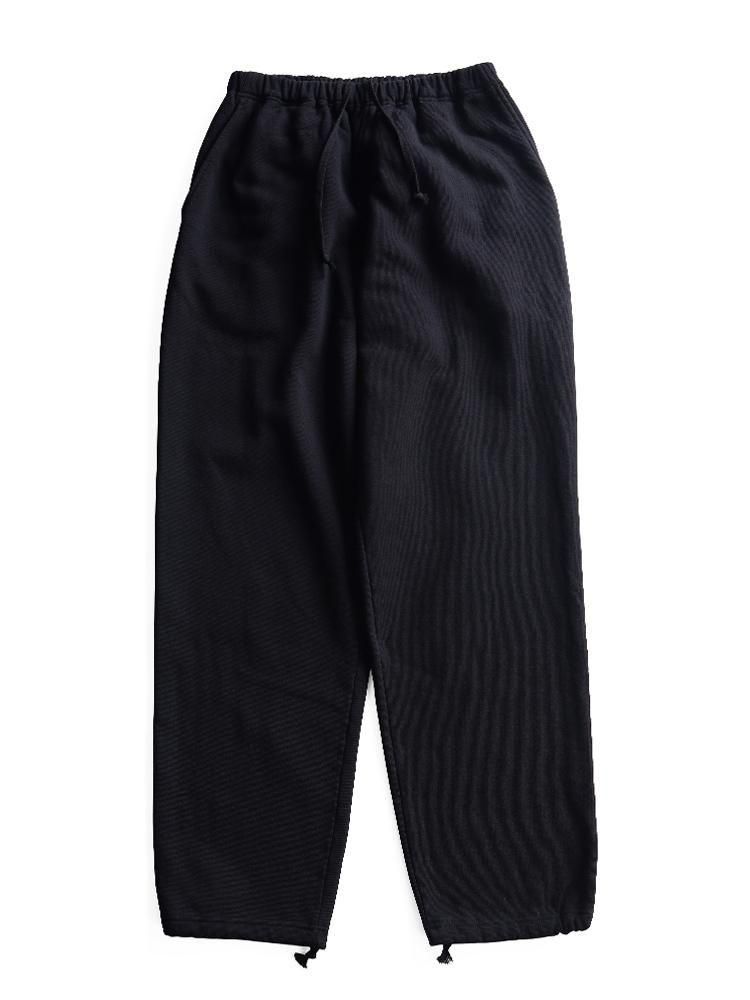 COMOLI / コットン裏毛パンツ (BLACK) - TROUPE ONLINE SHOP - COMOLI