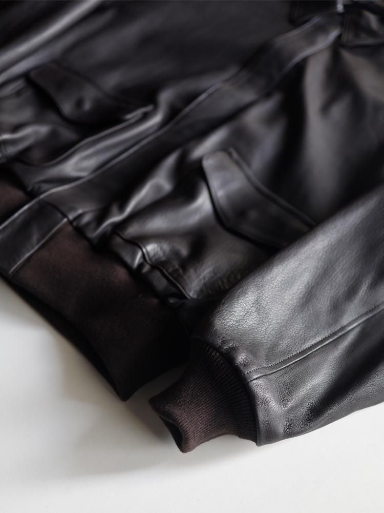 COMOLI / シープスキンA-2ジャケット (BROWN) - TROUPE ONLINE SHOP