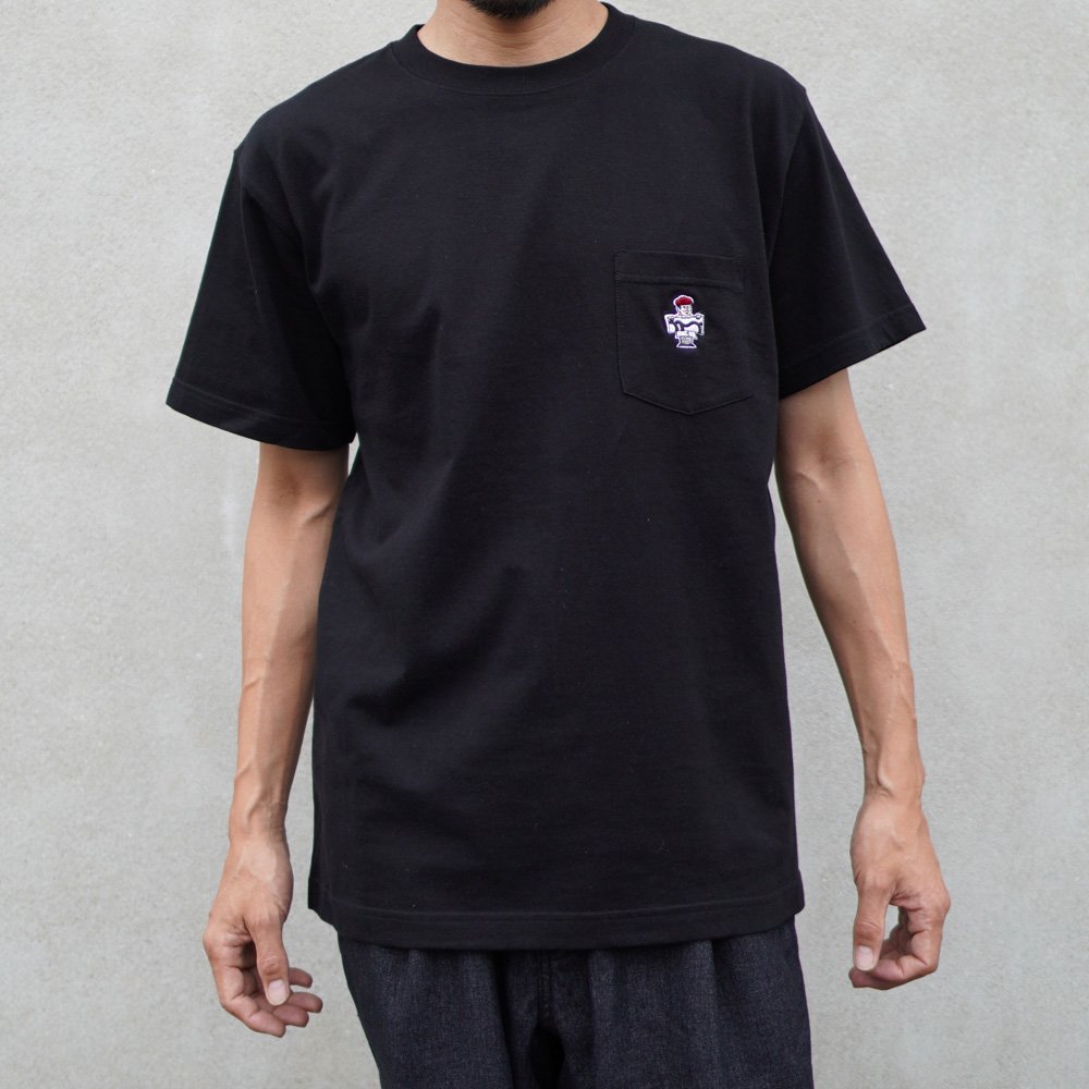 HITOTZUKI ( ヒトツキ ) Tシャツ CHEF POCKET TEE ( BLACK ) - JAU 