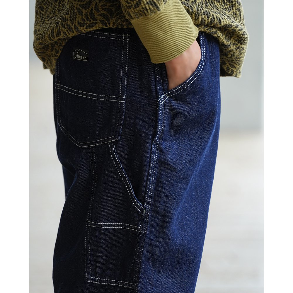 GOHEMP ( ゴーヘンプ ) PAINTER PANTS ( ONE WASH ) GHP1186THO - JAU／REMILLAレミーラ,  GOHEMPゴーヘンプ, HAVE A GRATEFUL DAY, DEVADURGA, AREth, GREENCLOTHING,