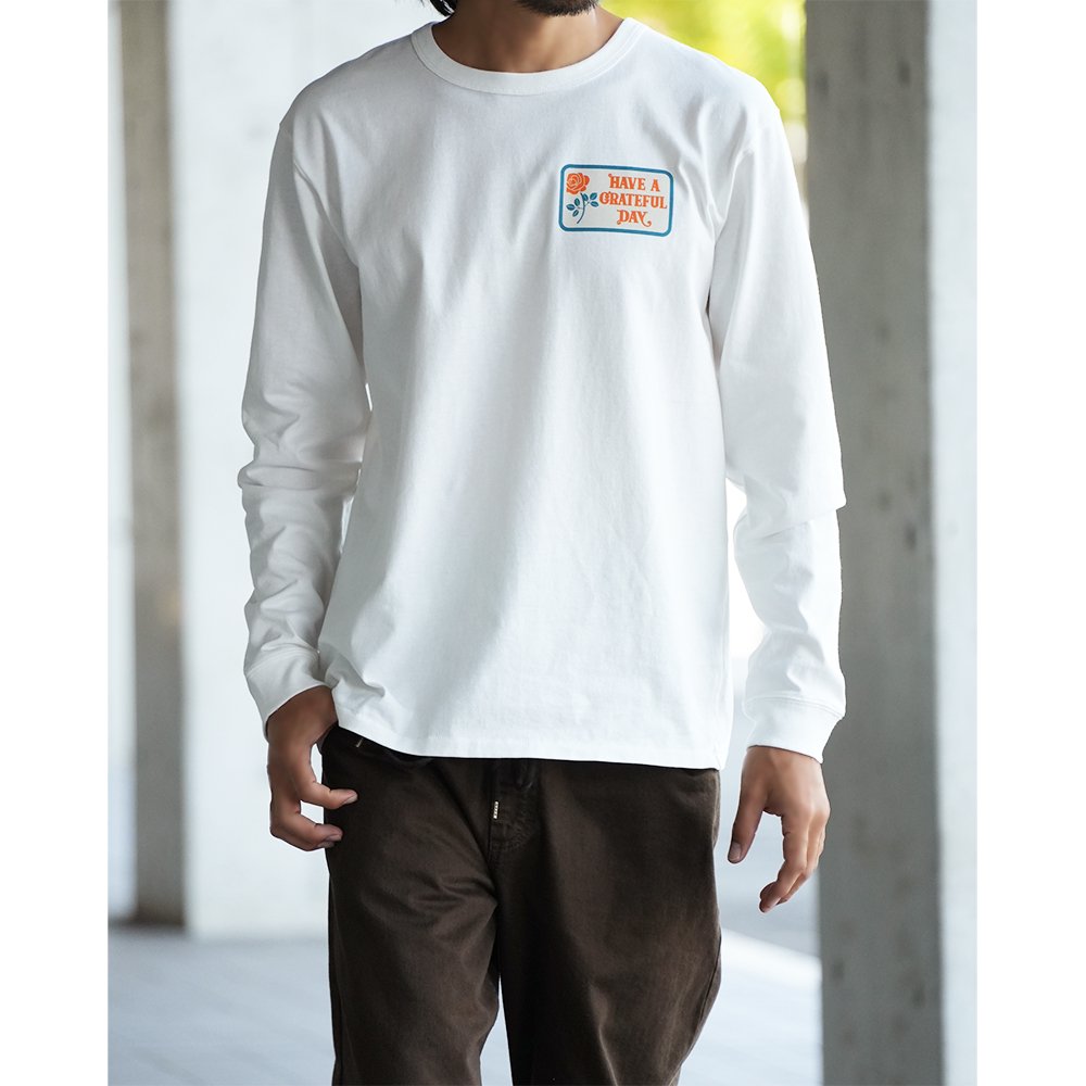 HAVE A GRATEFUL DAY ( ハブアグレイトフルデイ ) ロンTEE BOX LOGO L