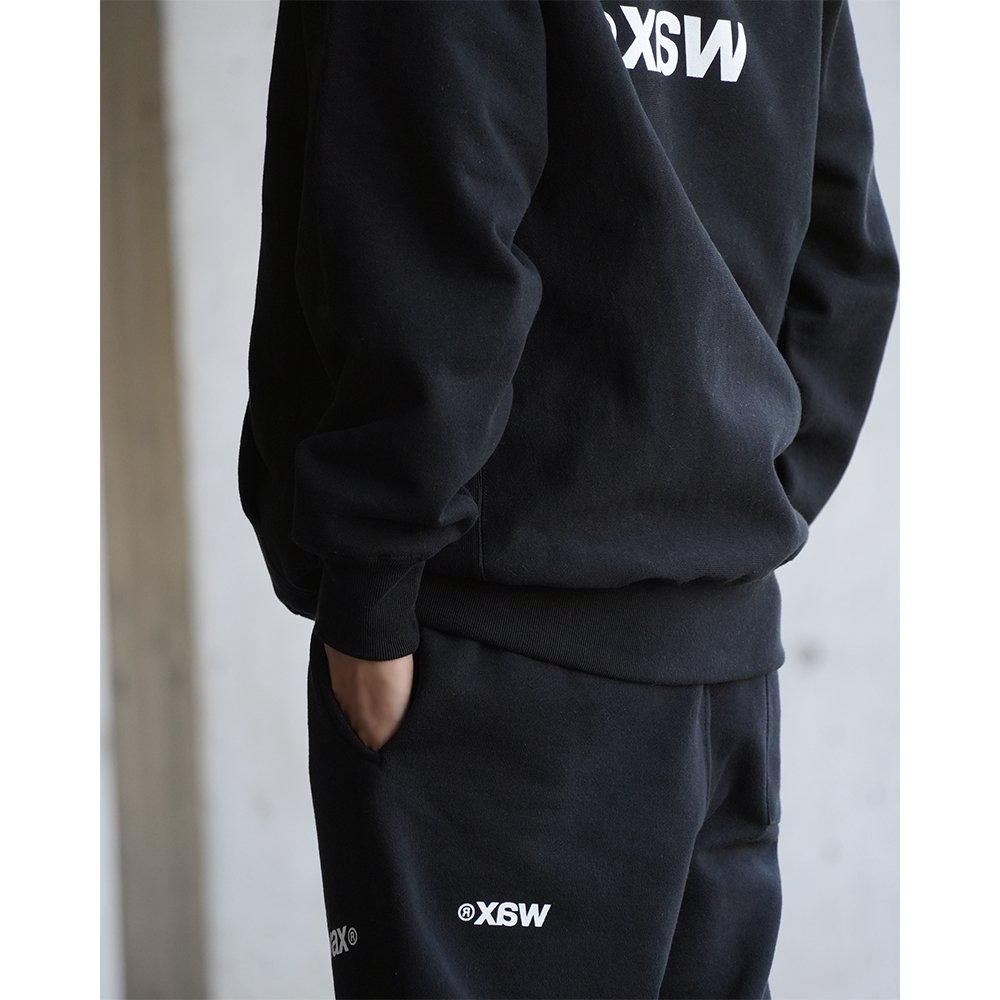 WAX ( ワックス ) スウェットパンツ WAX TRACK PANTS ( BLACK ) WX