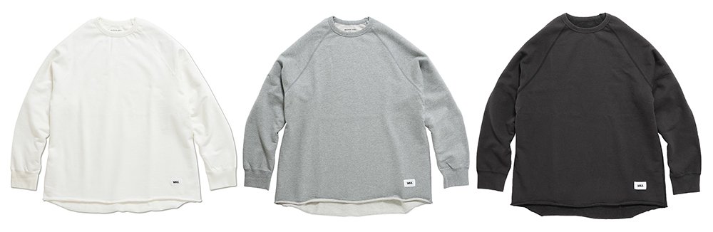 WAX ( ワックス ) スウェットシャツ CUT OFF SWEAT SHIRTS ( GRAY ) WX