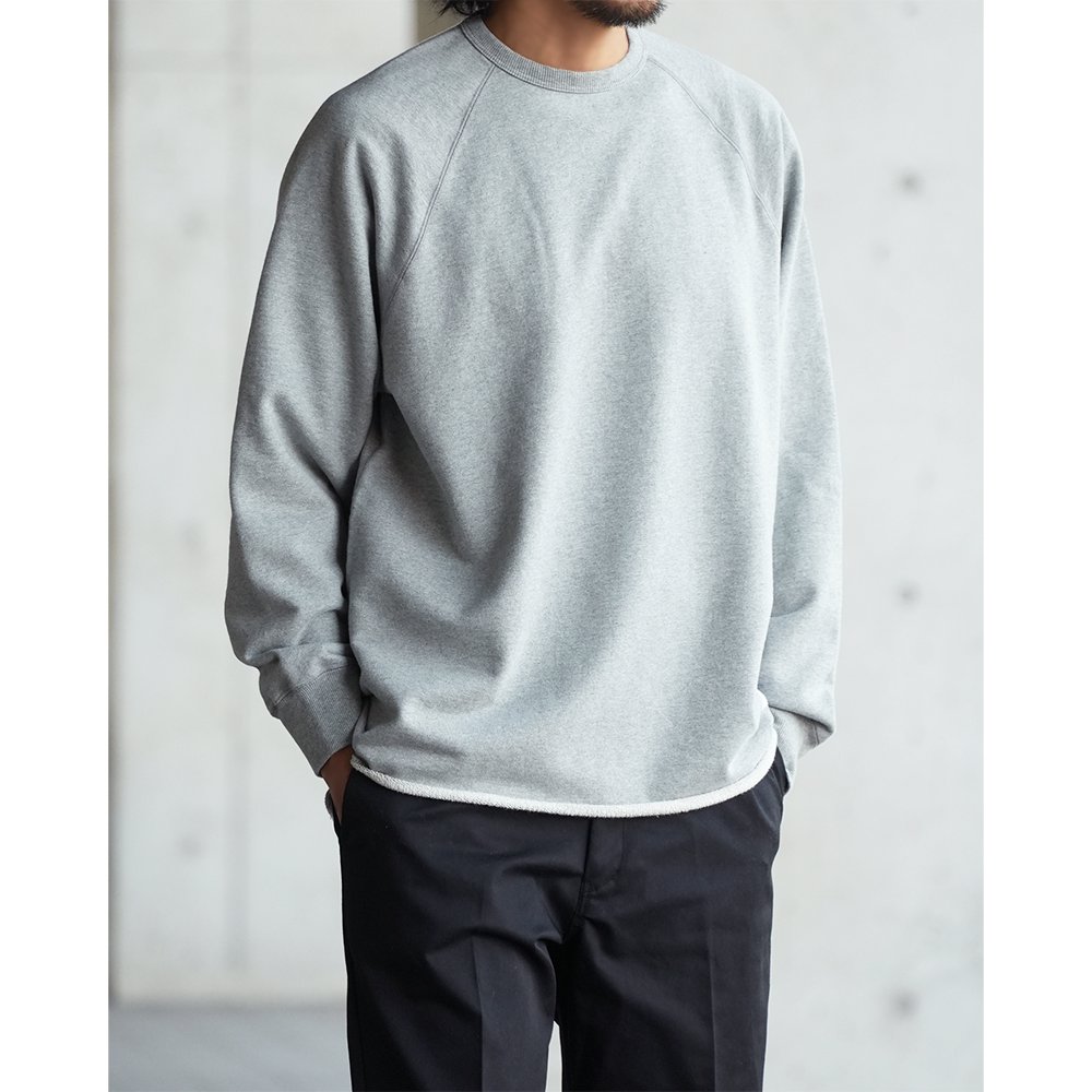 WAX ( ワックス ) スウェットシャツ CUT OFF SWEAT SHIRTS ( GRAY ) WX