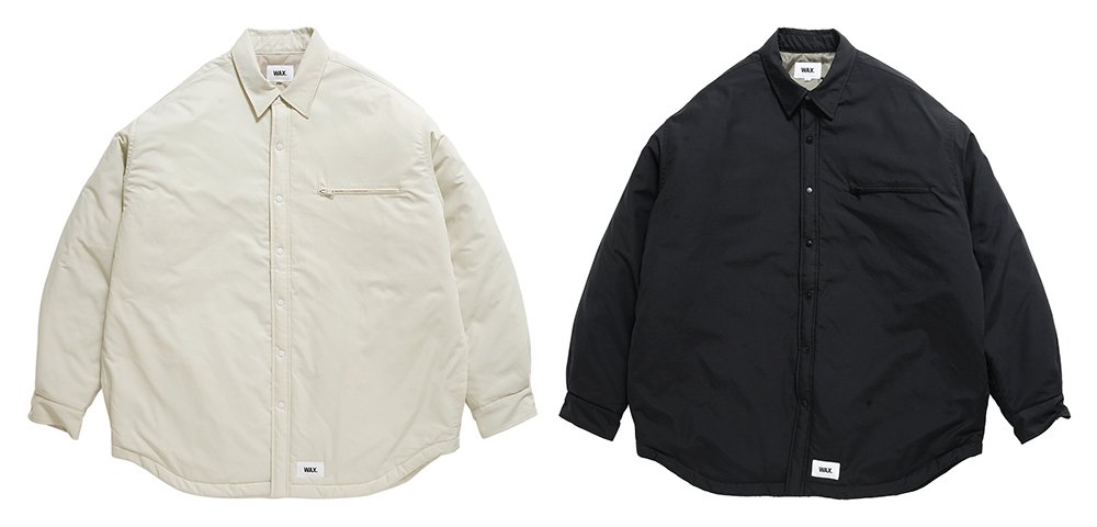 WAX ( ワックス ) ジャケット QUILTED LINED SHIRTS JACKET ( CREAM