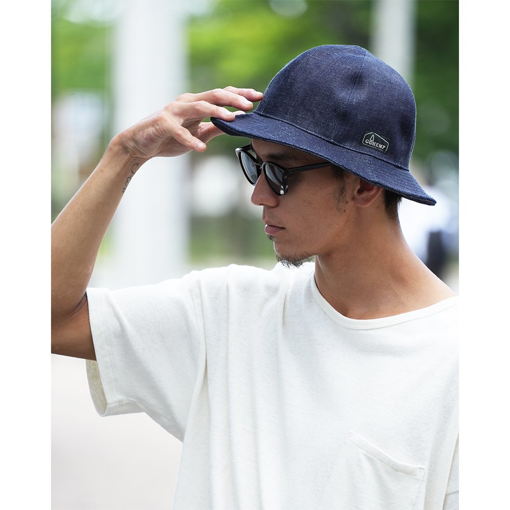 GOHEMP ( ゴーヘンプ ) ハット METRO HAT ( DK. INDIGO ) GHG0243ACV