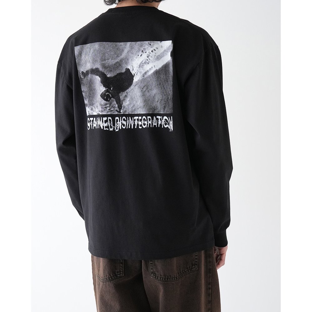 POLAR SKATE CO. ( ポーラー ) ロングスリーブ SUSTAINED DISINTEGRATION LS TEE ( BLACK )  - JAU／REMILLAレミーラ, GOHEMPゴーヘンプ, HAVE A GRATEFUL DAY, DEVADURGA, AREth,  GREENCLOTHING, GENTEMSTICK 正規通販店 兵庫姫路 アパレルスノーボードスケートボード ...