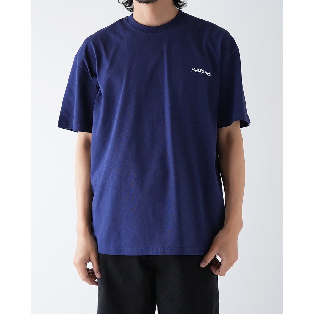 POLAR SKATE CO. ( ポーラー ) Tシャツ 12 FACES TEE ( DARK BLUE ...