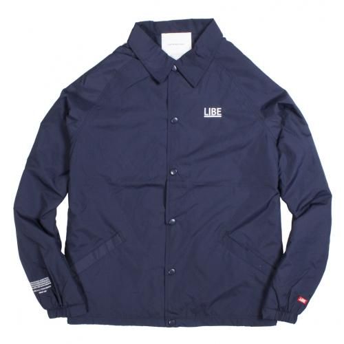 LIBE ( ライブ ) コーチジャケット BIG LOGO COACH JKT ( NAVY ) 14A02 - JAU／REMILLAレミーラ,  GOHEMPゴーヘンプ, HAVE A GRATEFUL DAY, DEVADURGA, AREth, GREENCLOTHING,