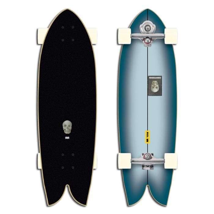 YOW SURF SKATE ( ヤウサーフスケート ) YOW X CHRISTENSON C-HAWK 33” -  JAU／REMILLAレミーラ, GOHEMPゴーヘンプ, HAVE A GRATEFUL DAY, DEVADURGA, AREth,  GREENCLOTHING,