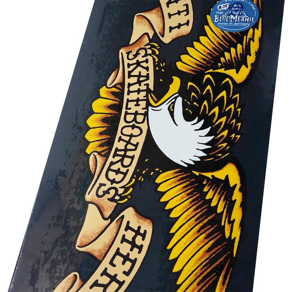 ANTI HERO ( アンタイヒーロー ) デッキ SHAPED EAGLE THE BLUE MEANIE DECK【 8.75インチ 】 - JAU/REMILLAレミーラ, GOHEMPゴーヘンプ, HAVE A GRATEFUL DAY, DEVADURGA, AREth, GREENCLOTHING, GENTEMSTICK 正規通販店 兵庫姫路 アパレルスノーボードスケートボード ANTI HERO ( アンタイヒーロー ) デッキ SHAPED EAGLE THE BLUE MEANIE DECK【 8.75インチ 】 - JAU/REMILLAレミーラ, GOHEMPゴーヘンプ, HAVE A GRATEFUL DAY, DEVADURGA, AREth, GREENCLOTHING, GENTEMSTICK 正規通販店 兵庫姫路 アパレルスノーボードスケートボード
