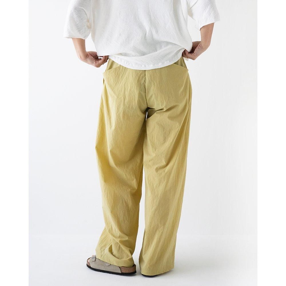 MOUN TEN. ( マウンテン ) パンツ STRETCH NYLON WIDE STRAIGHT PANTS 