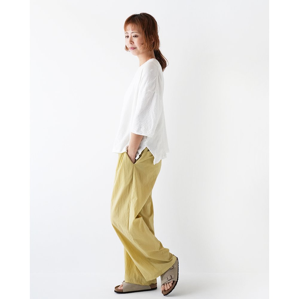 MOUN TEN. ( マウンテン ) パンツ STRETCH NYLON WIDE STRAIGHT PANTS