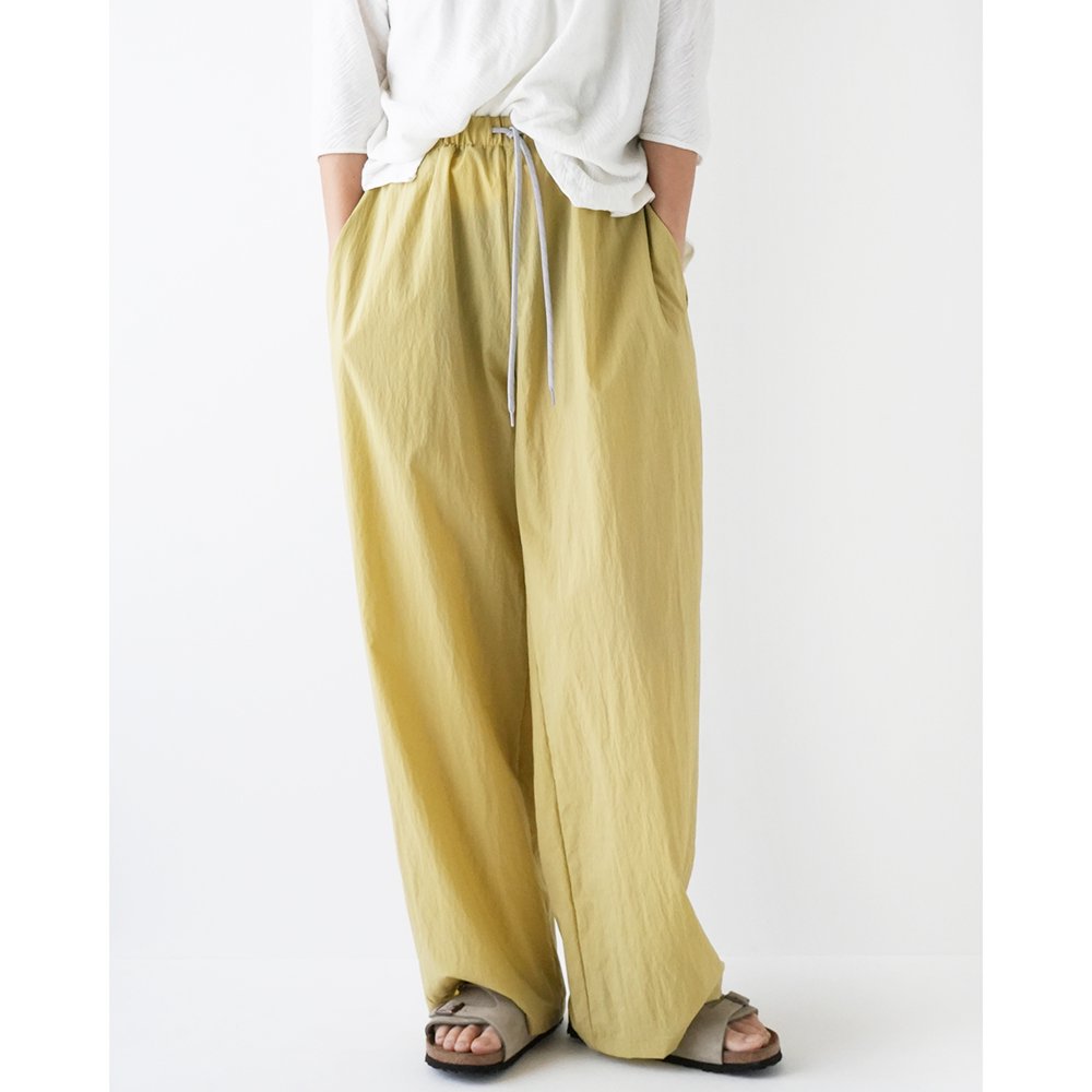 MOUN TEN. ( ޥƥ ) ѥ STRETCH NYLON WIDE STRAIGHT PANTS ( JASMIN ) MP57-1113