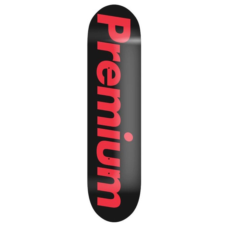 PREMIUM SKATEBOARDS ( ץߥ ) Ҷѥåǥå SUPREMIUM TEAM DECK (BLACK  RED ) 7.4 