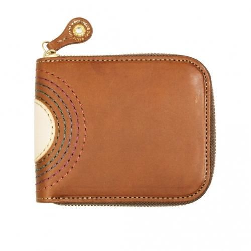 MAGIC THEATER ( ޥå )  RAINBOW 22HALO 14 ZIP SLIM PURSE (BROWN)
