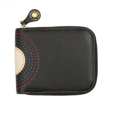 MAGIC THEATER ( ޥå )  RAINBOW 22HALO 14 ZIP SLIM PURSE (BLACK)