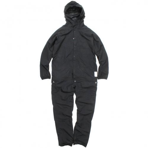 LIBE ( 饤 )  REMILLA ( ߡ ) С L&R NYLON HOODED OVERALL ( BLACK ) 18A03