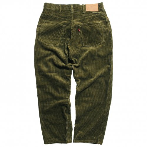 GOWEST ( ゴーウエスト ) パンツ MEN'S LOOSE TAPERED PANTS / HIGH ＆ LOW AIR CORDUROY (  HERB GREEN ) GWP1128OCA - JAU／REMILLAレミーラ, GOHEMPゴーヘンプ, HAVE A GRATEFUL