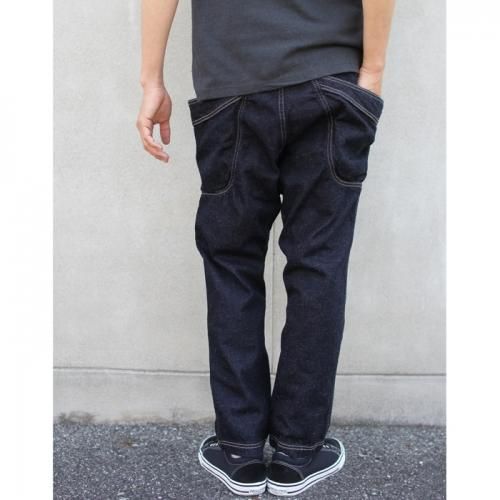 GO HEMP ゴーヘンプ｜レディース VENDER RIB PANTS BLACK DENIM