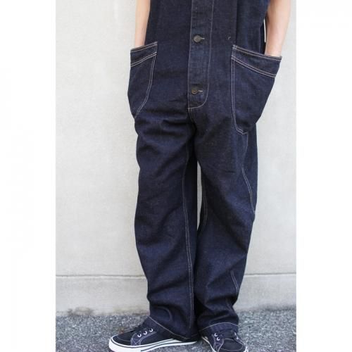 GOHEMP ( ゴーヘンプ ) オーバーオール TUBE VENDOR ALL PANTS ( ONE WASH ) GHP1145CFO -  JAU／REMILLAレミーラ, GOHEMPゴーヘンプ, HAVE A GRATEFUL DAY, DEVADURGA, AREth,