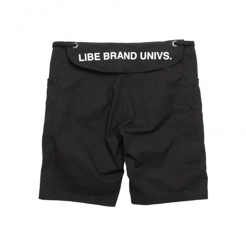 LIBE ( ライブ ) × REMILLA ( レミーラ ) ショートパンツ L&R STRETCH CARGO SHORTS ( BLACK )  20S02 - JAU／REMILLAレミーラ, GOHEMPゴーヘンプ, HAVE A GRATEFUL DAY, DEVADURGA,