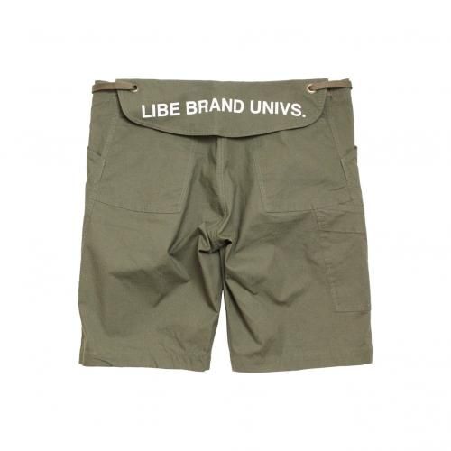 LIBE ( 饤 )  remilla ( ߡ ) 硼ȥѥ L&R STRETCH CARGO SHORTS ( OLIVE ) 20S02