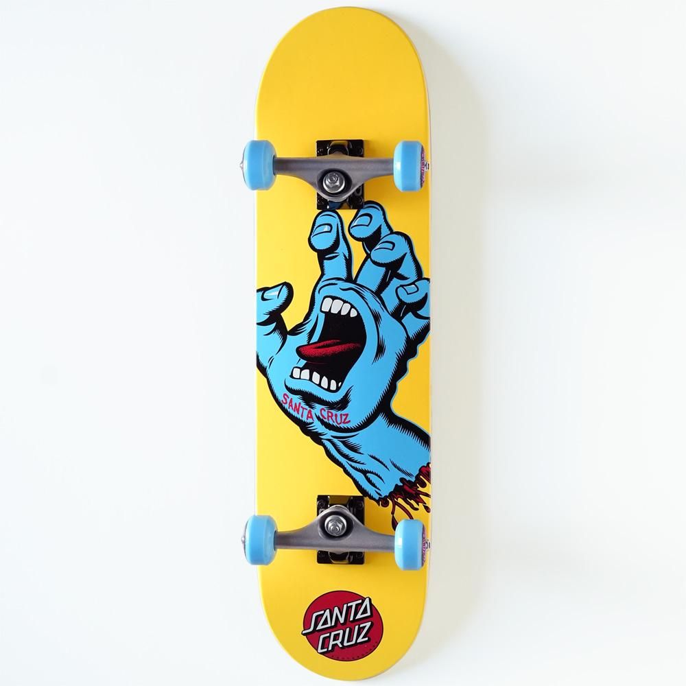 SANTA CRUZ ( 󥿥롼 ) ץ꡼ȥǥå SCREEMING HAND MINI YELLOW  7.75 