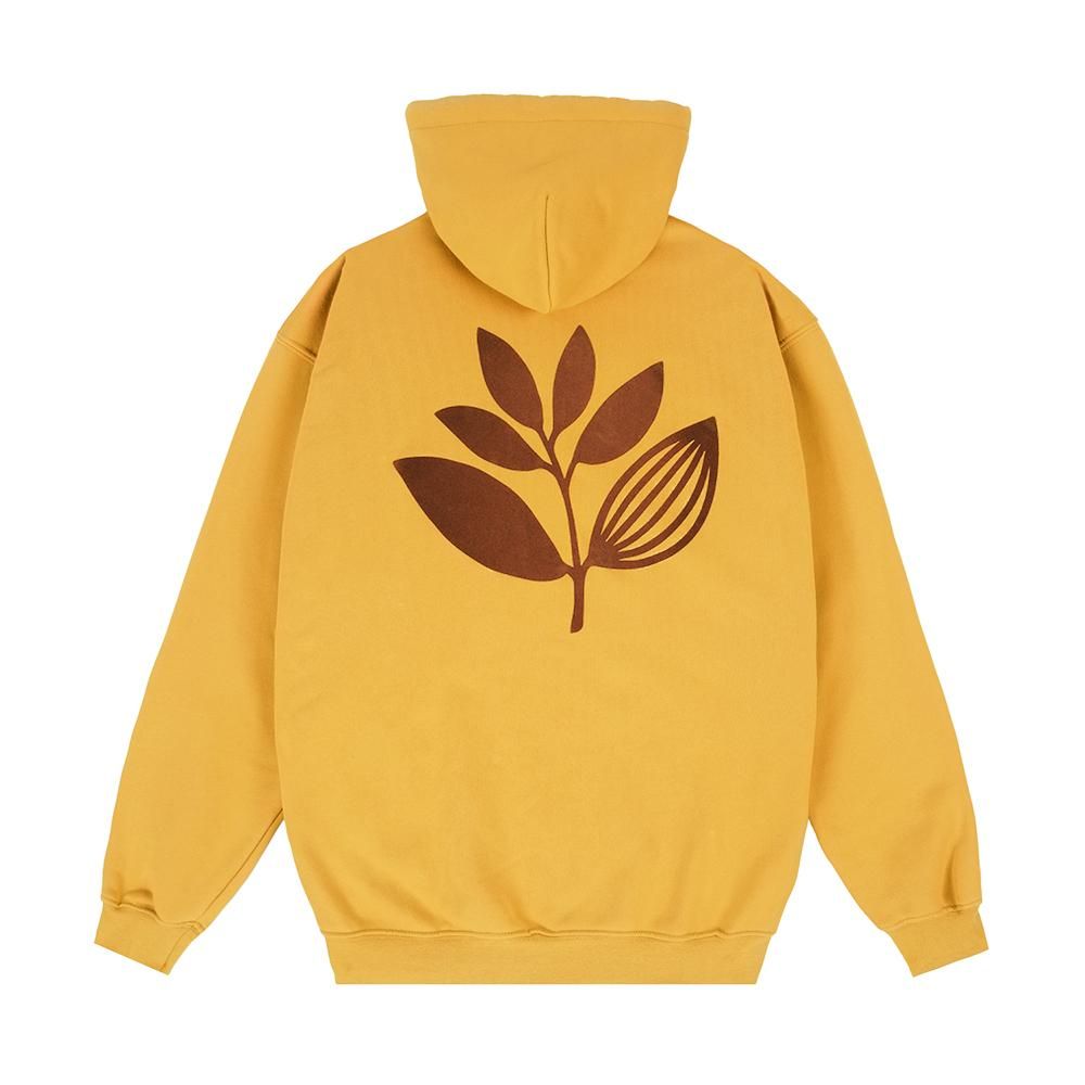 MAGENTA SKATEBOARDS ( マジェンタ スケートボード ) プルオーバーパーカー VELVET PLANT CITY HOODIE (  GOLD ) - JAU／REMILLAレミーラ, GOHEMPゴーヘンプ, HAVE A GRATEFUL DAY, DEVADURGA,