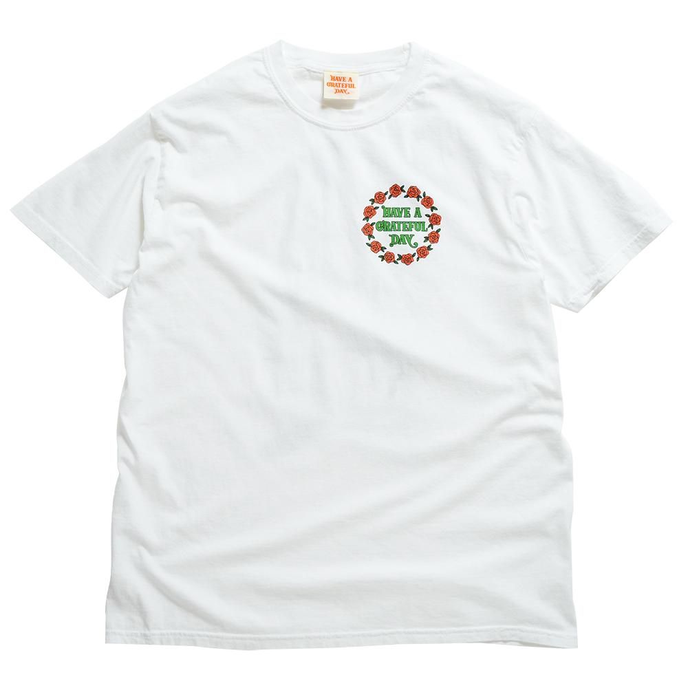 HAVE A GRATEFUL DAY ( ϥ֥쥤ȥեǥ ) T T-SHIRT - RIDING HIGH ( WHITE ) GDC0116