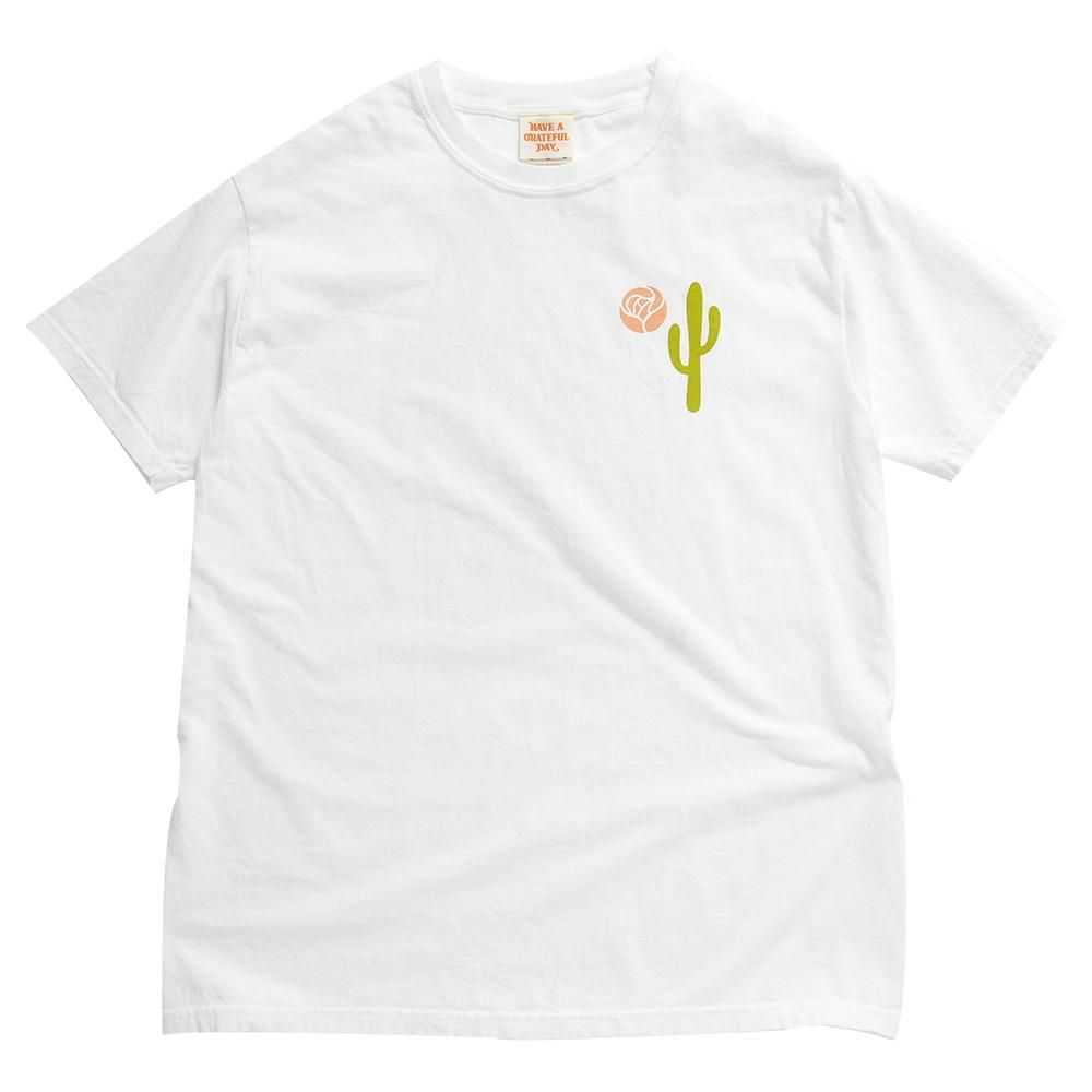 HAVE A GRATEFUL DAY ( ハブアグレイトフルデイ ) Tシャツ SHORT SLEEVE T-SHIRTS / CACTUS  MOON ( WHITE ) GDC0130CTS - JAU／REMILLAレミーラ, GOHEMPゴーヘンプ, HAVE A GRATEFUL  DAY, 