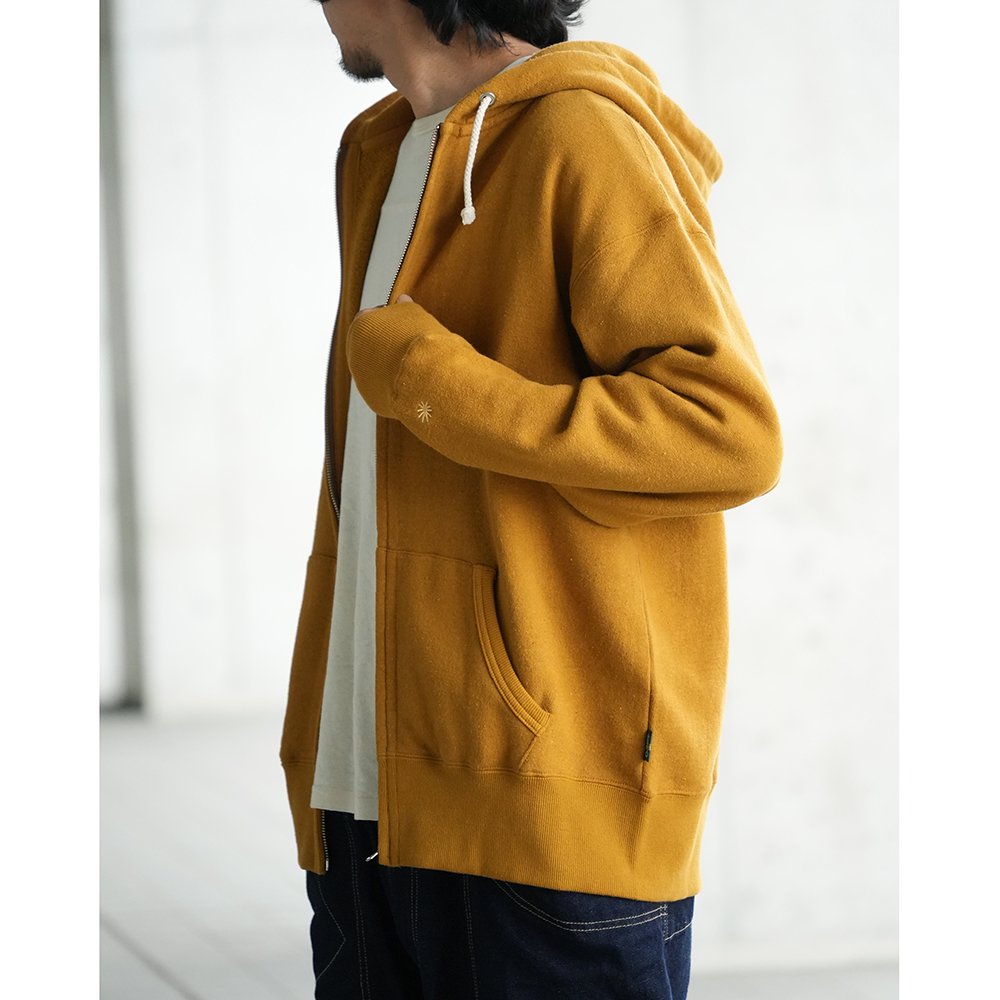 GOHEMP ( ゴーヘンプ ) HEMP ZIP UP HOODY ( MAPLE BROWN