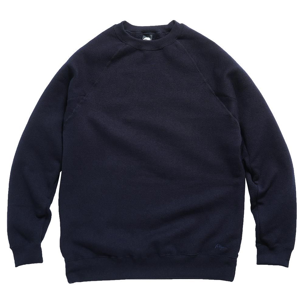 YETINA ( イエティナ ) クルーネック SWEAT SHIRT RELAX FIT ( NAVY BLACK ) -  JAU／REMILLAレミーラ, GOHEMPゴーヘンプ, HAVE A GRATEFUL DAY, DEVADURGA, AREth,  GREENCLOTHING,