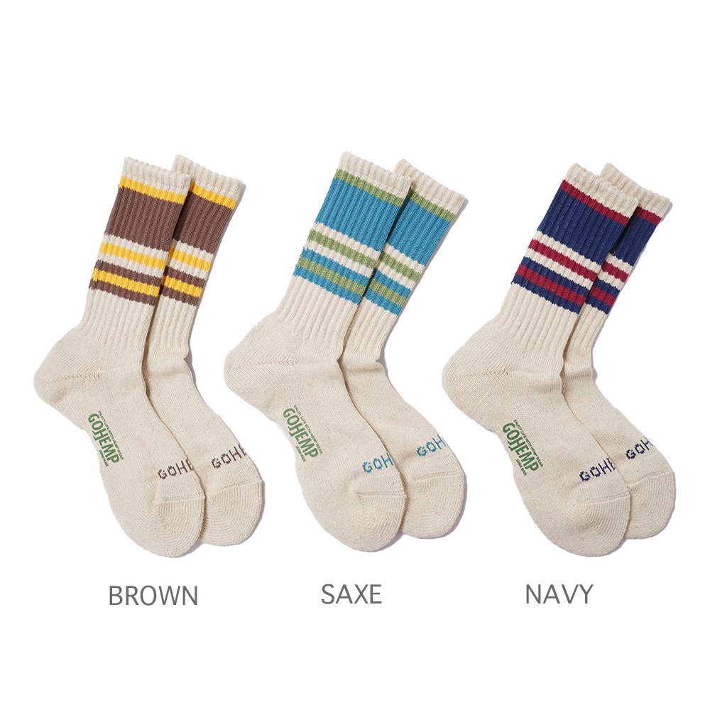 GOHEMP ( ゴーヘンプ ) ソックス RANDOM LINE PILE CREW SOCKS GHG0072GLL -  JAU／REMILLAレミーラ, GOHEMPゴーヘンプ, HAVE A GRATEFUL DAY, DEVADURGA, AREth,  GREENCLOTHING, GENTEMSTICK 正規通販店 兵庫姫路 アパレルスノーボードスケートボードスケボーセレクト ...