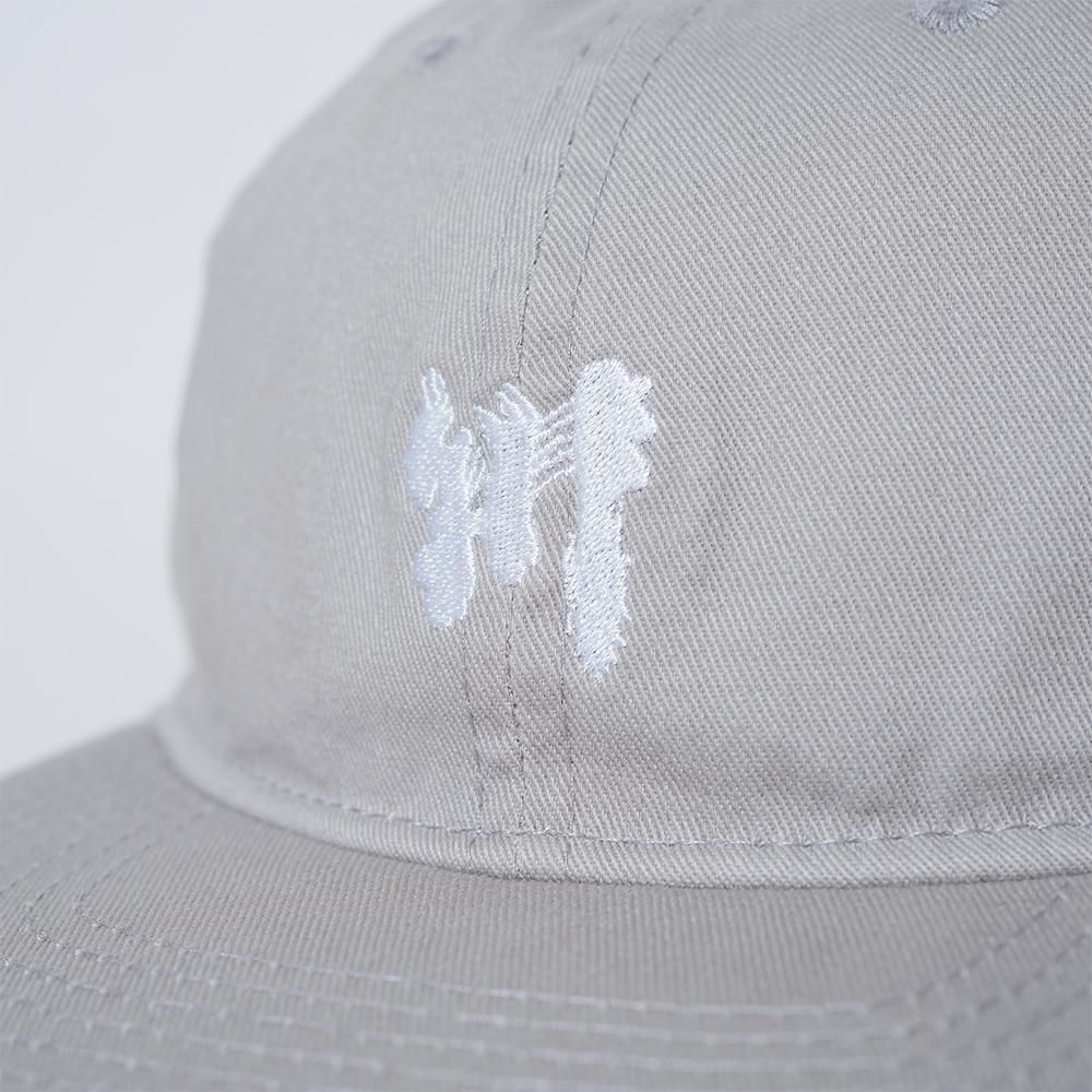 川 ( カワ ) キャップ シン・川 CAP ( 灰 × 白 ) - JAU／REMILLA