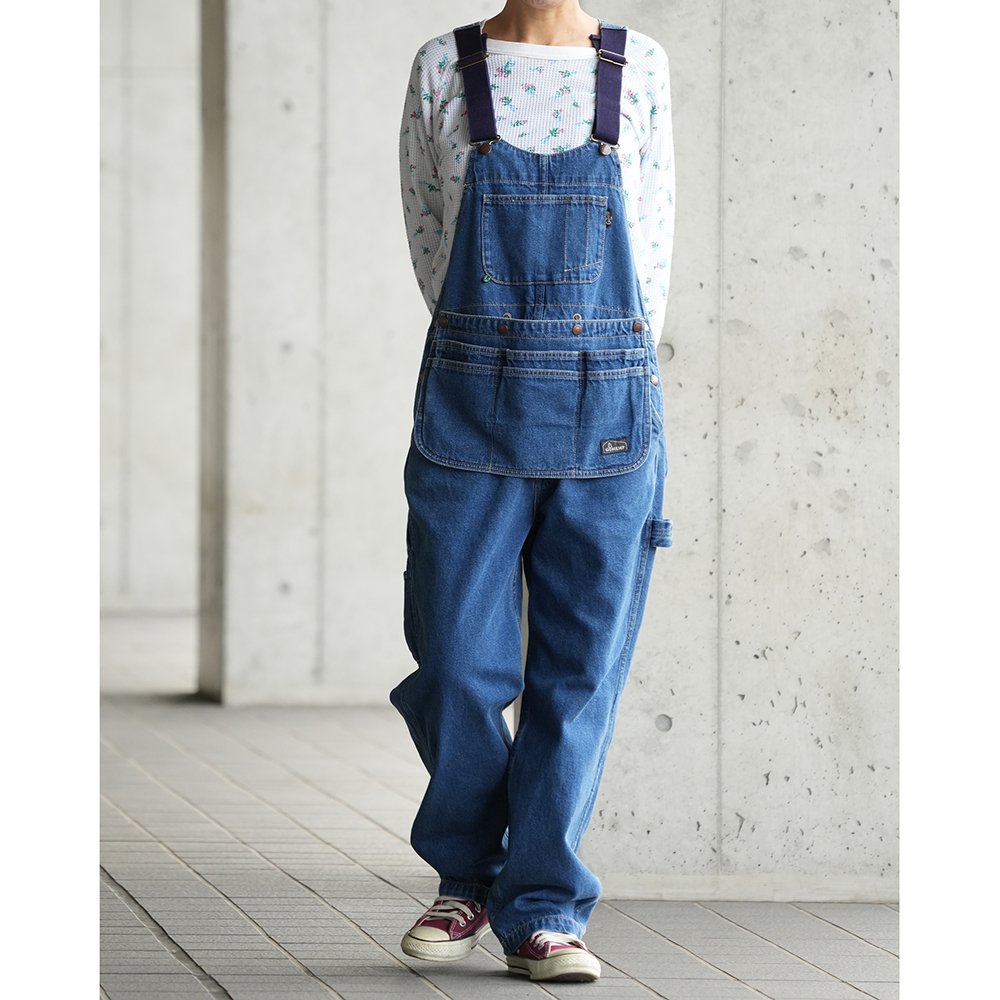 GOHEMP ( ゴーヘンプ ) オーバーオール LADYY'S MIGHTY ALL PANTS with MULTI APRON ( USED  WASH ) GHP1167CFU - JAU／REMILLAレミーラ, GOHEMPゴーヘンプ, HAVE A GRATEFUL DAY,