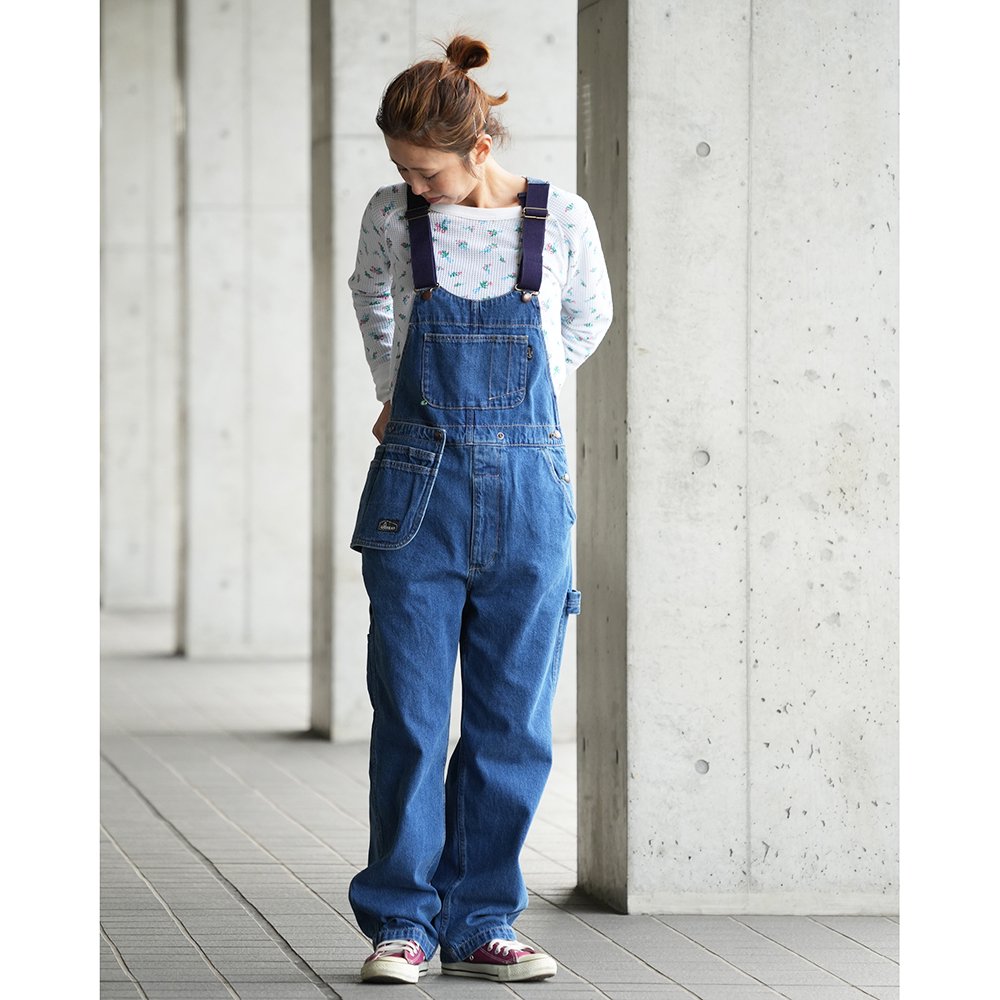 GOHEMP ( ゴーヘンプ ) オーバーオール LADYY'S MIGHTY ALL PANTS with MULTI APRON ( USED  WASH ) GHP1167CFU - JAU／REMILLAレミーラ, GOHEMPゴーヘンプ, HAVE A GRATEFUL DAY,