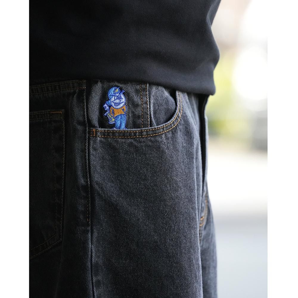 POLAR SKATE CO. ( ポーラー ) パンツ 93! DENIM ( WASHED BLACK ...