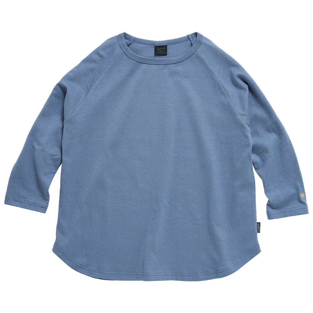 GOHEMP ( ゴーヘンプ ) LADY'S ワイドベースボールTシャツ WIDE BASEBALL TEE ( BLUE HAZE ) GHC4320THJ23