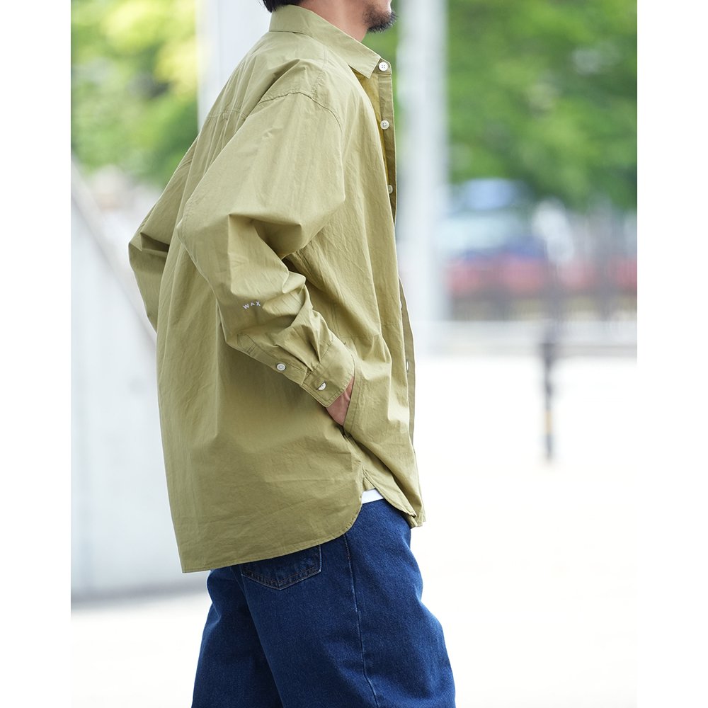 WAX ( ワックス ) シャツ POCKET SHIRTS ( MUSTARD ) WX-0263 - JAU