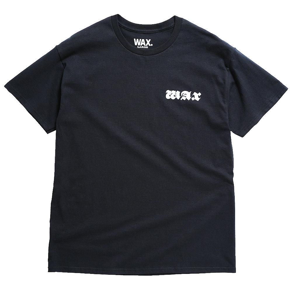 WAX ( å ) T OLD ENGLISH TEE ( BLACK ) WX-0287